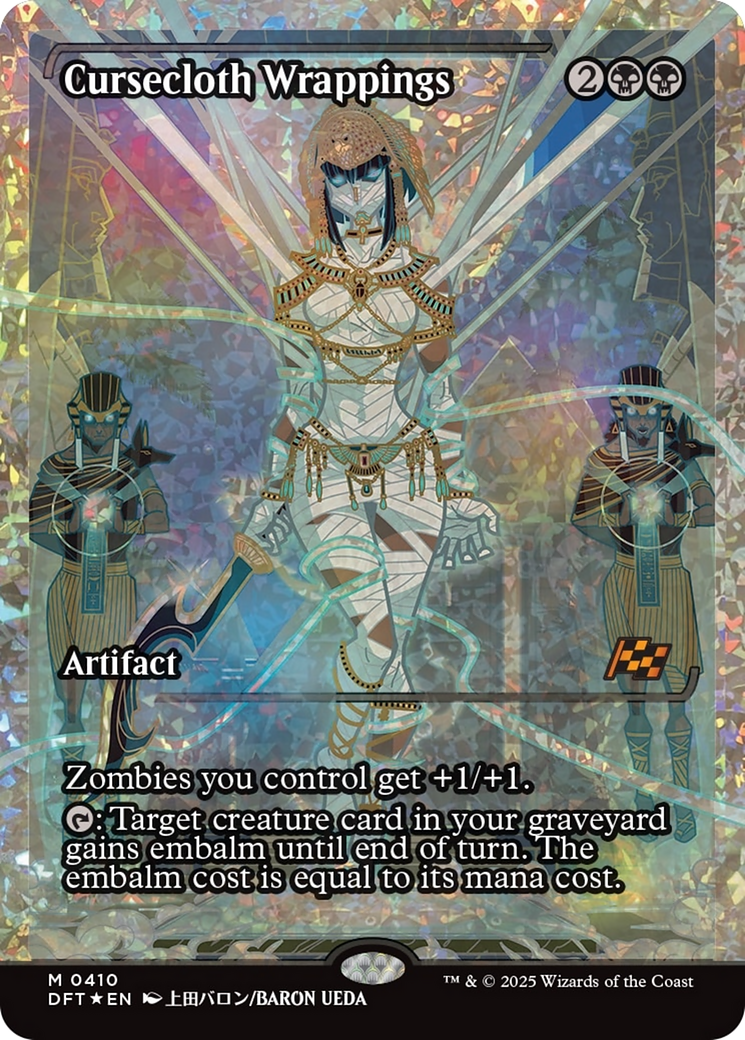 Cursecloth Wrappings (Showcase) (Fracture Foil) [Aetherdrift] | I Want That Stuff Brandon