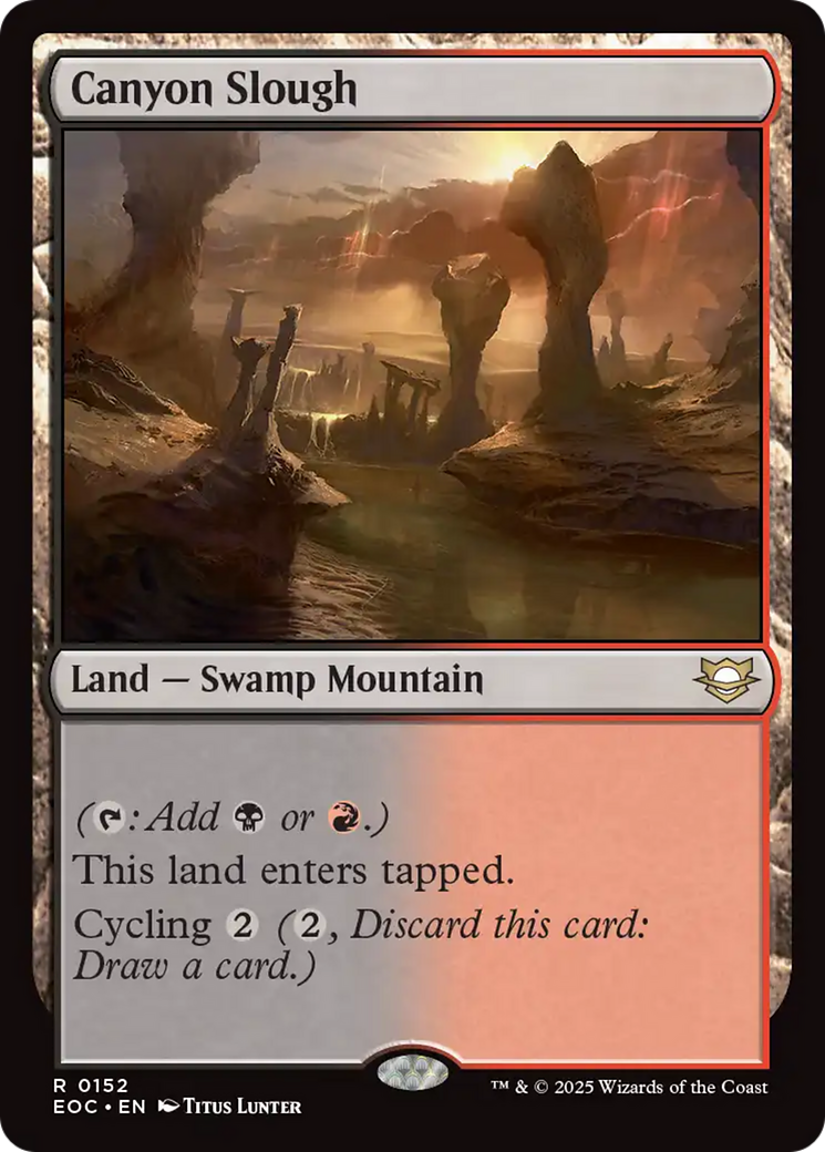 Canyon Slough [Edge of Eternities Commander] | I Want That Stuff Brandon