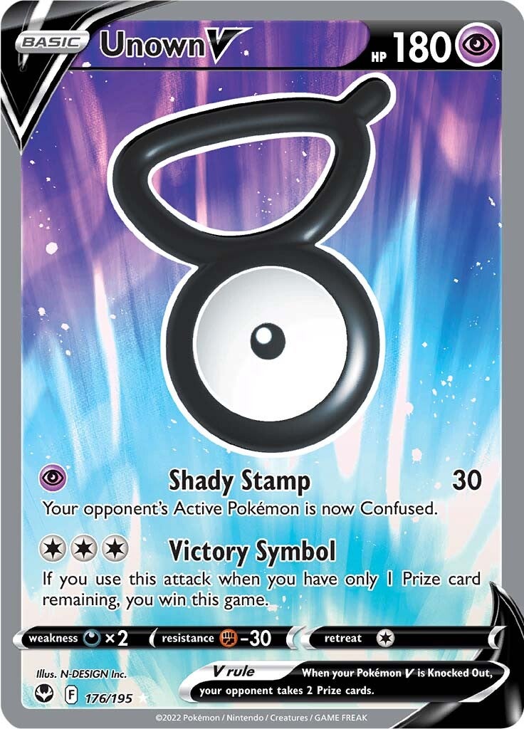 Unown V (176/195) [Sword & Shield: Silver Tempest] | I Want That Stuff Brandon