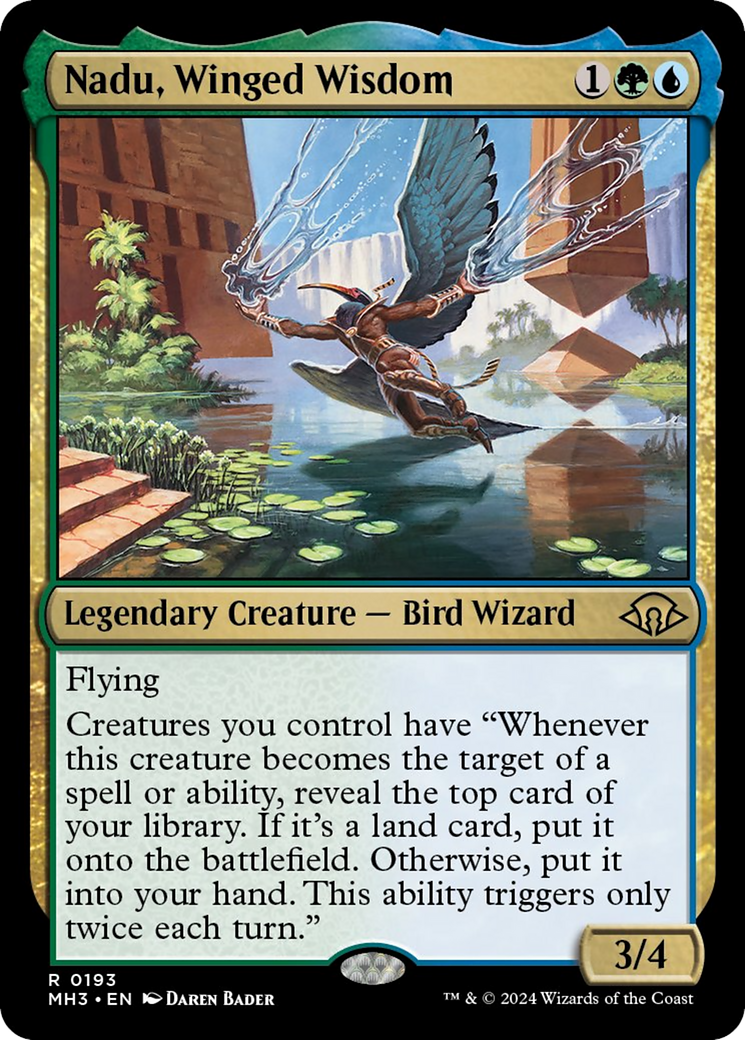 Nadu, Winged Wisdom [Modern Horizons 3] | I Want That Stuff Brandon