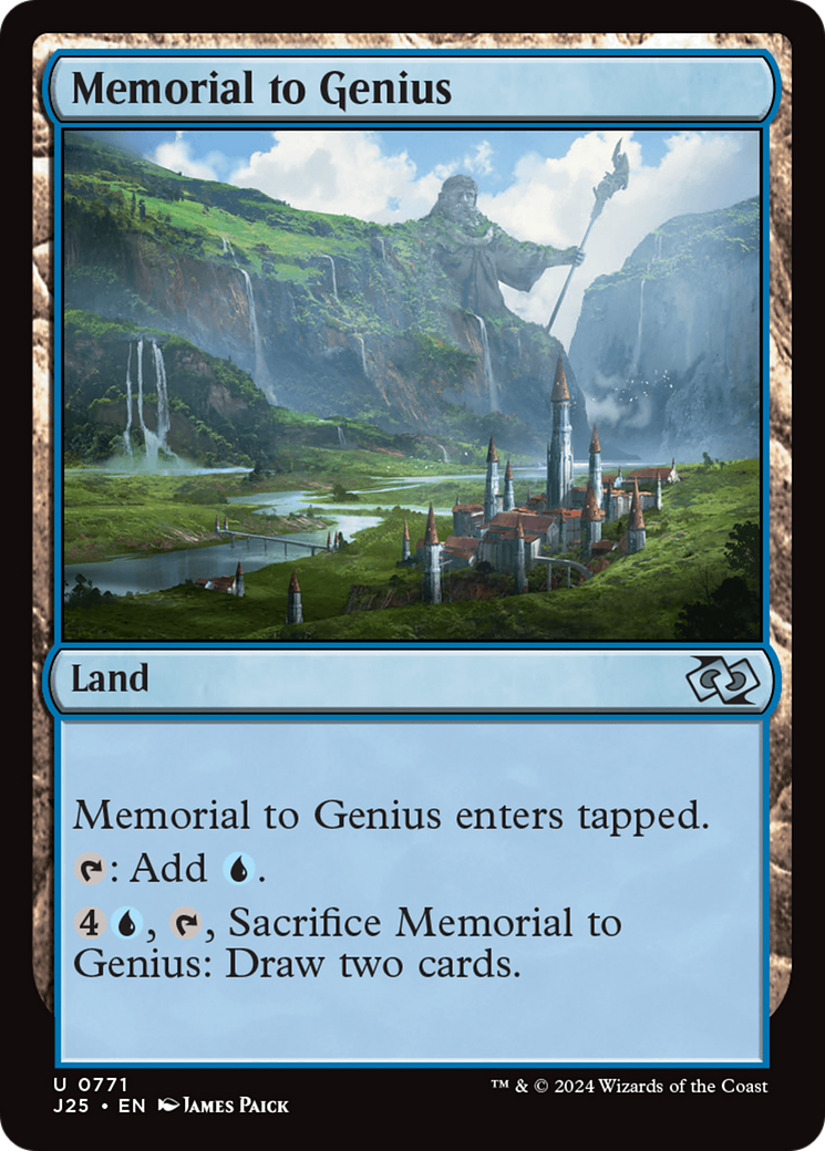 Memorial to Genius [Foundations Jumpstart] | I Want That Stuff Brandon