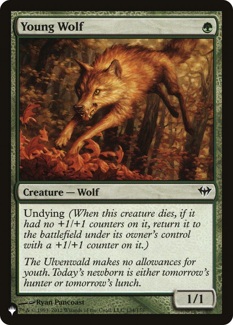 Young Wolf [The List Reprints] | I Want That Stuff Brandon