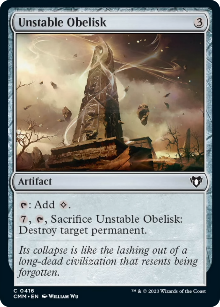 Unstable Obelisk [Commander Masters] | I Want That Stuff Brandon