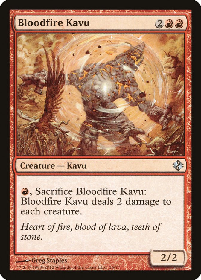 Bloodfire Kavu [Duel Decks: Venser vs. Koth] | I Want That Stuff Brandon