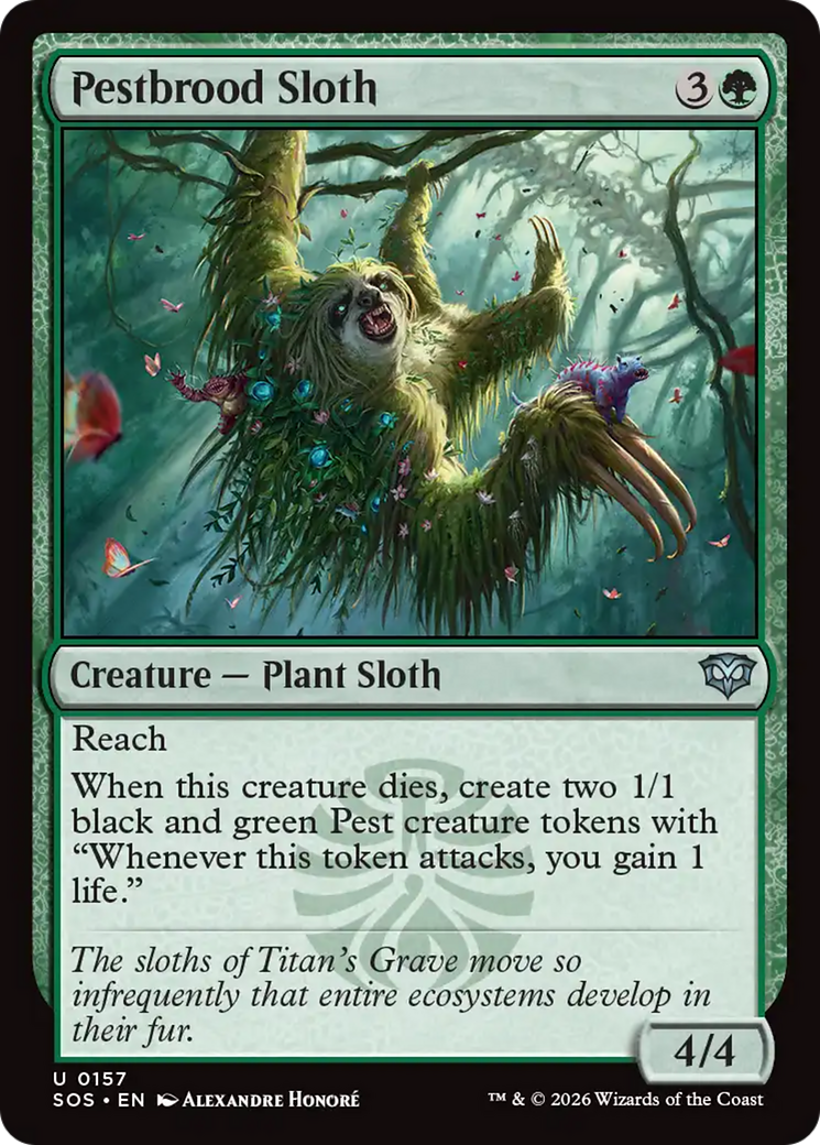 Pestbrood Sloth [Secrets of Strixhaven] | I Want That Stuff Brandon