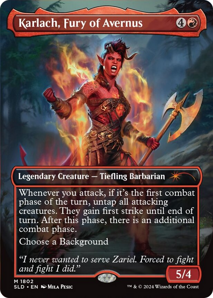 Karlach, Fury of Avernus [Secret Lair Drop Series] | I Want That Stuff Brandon