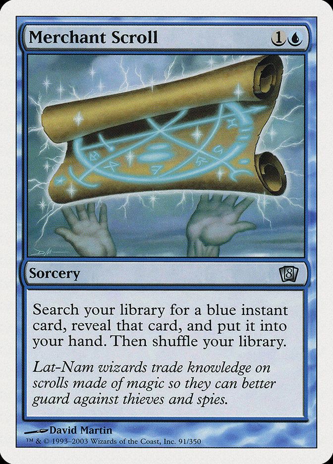 Merchant Scroll (8th Edition) [Oversize Cards] | I Want That Stuff Brandon