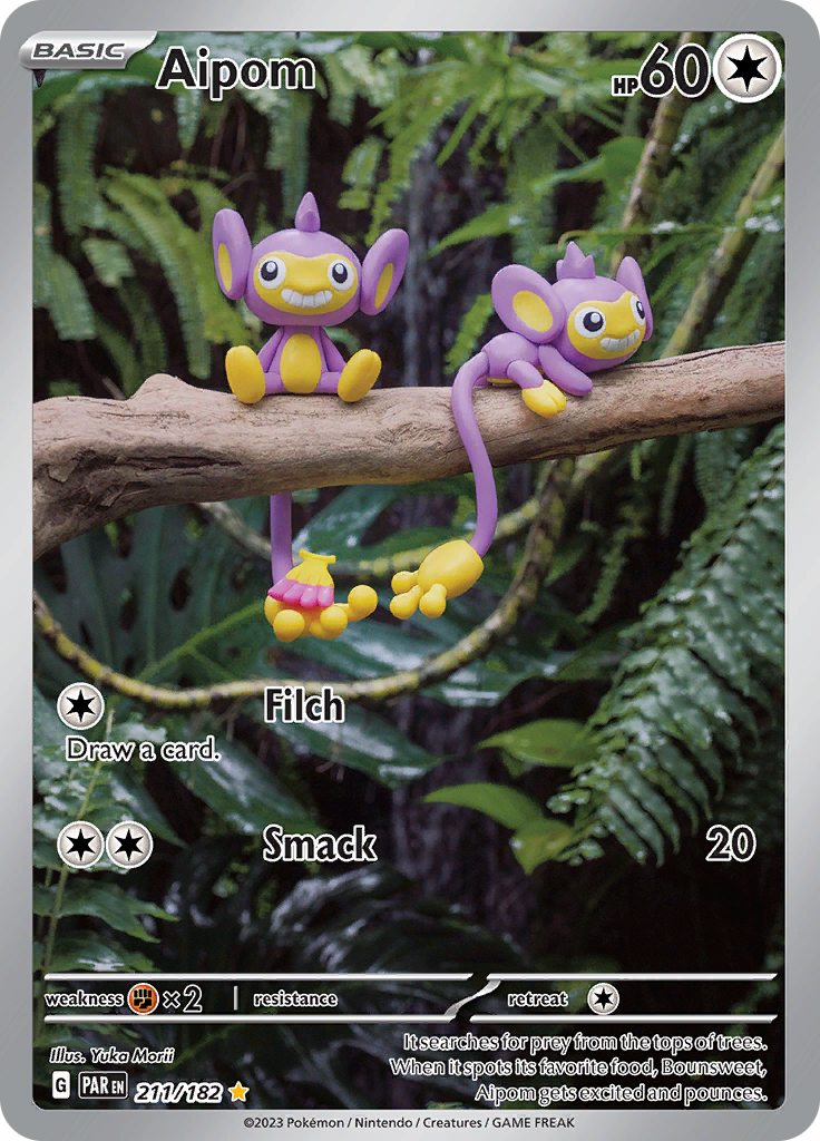 Aipom (211/182) [Scarlet & Violet: Paradox Rift] | I Want That Stuff Brandon