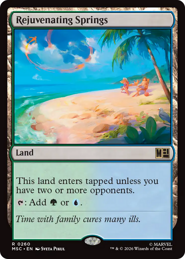 Rejuvenating Springs (Surge Foil) [Marvel Super Heroes Commander] | I Want That Stuff Brandon