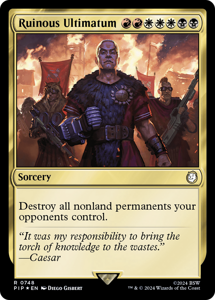 Ruinous Ultimatum (Surge Foil) [Fallout] | I Want That Stuff Brandon