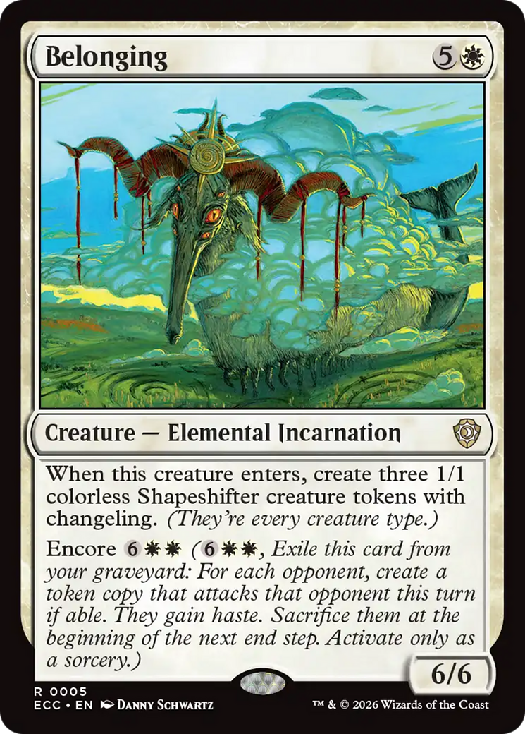 Belonging [Lorwyn Eclipsed Commander] | I Want That Stuff Brandon