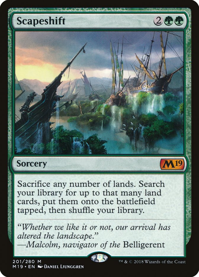 Scapeshift [Core Set 2019] | I Want That Stuff Brandon