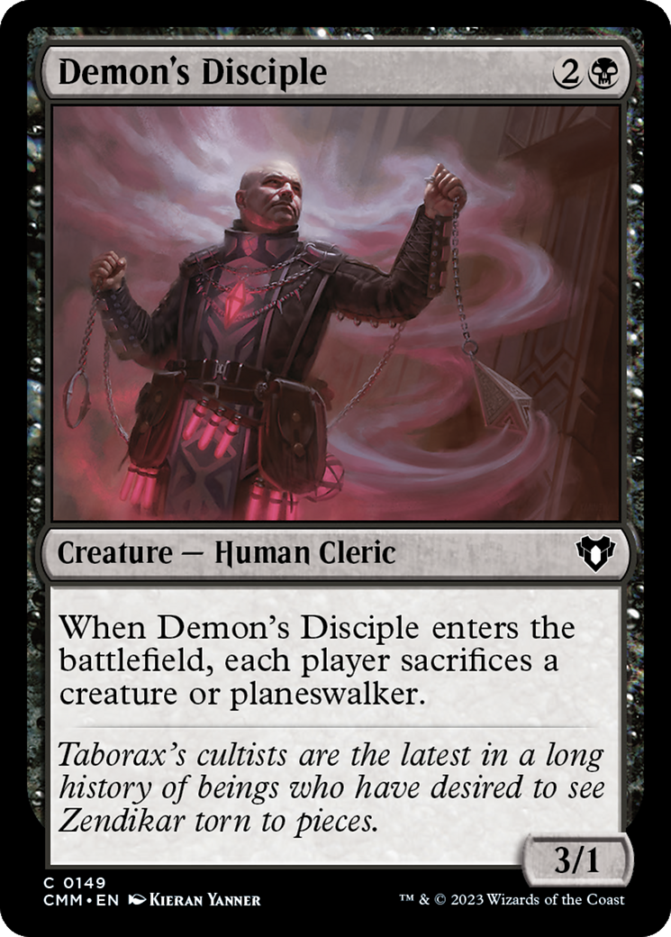 Demon's Disciple [Commander Masters] | I Want That Stuff Brandon