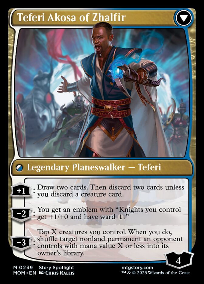 Invasion of New Phyrexia // Teferi Akosa of Zhalfir [March of the Machine] | I Want That Stuff Brandon