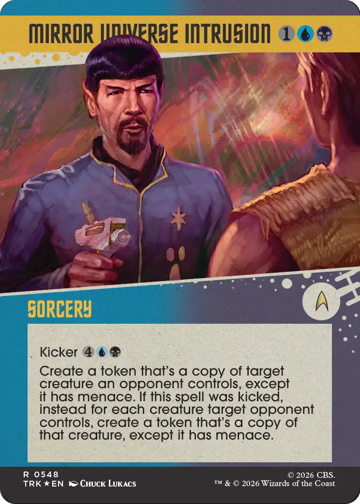 Mirror Universe Intrusion (Showcase) (Surge Foil) [Star Trek] | I Want That Stuff Brandon