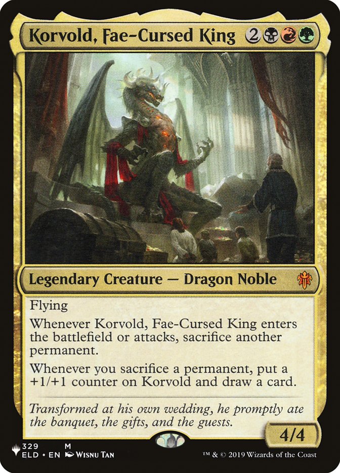 Korvold, Fae-Cursed King [The List] | I Want That Stuff Brandon