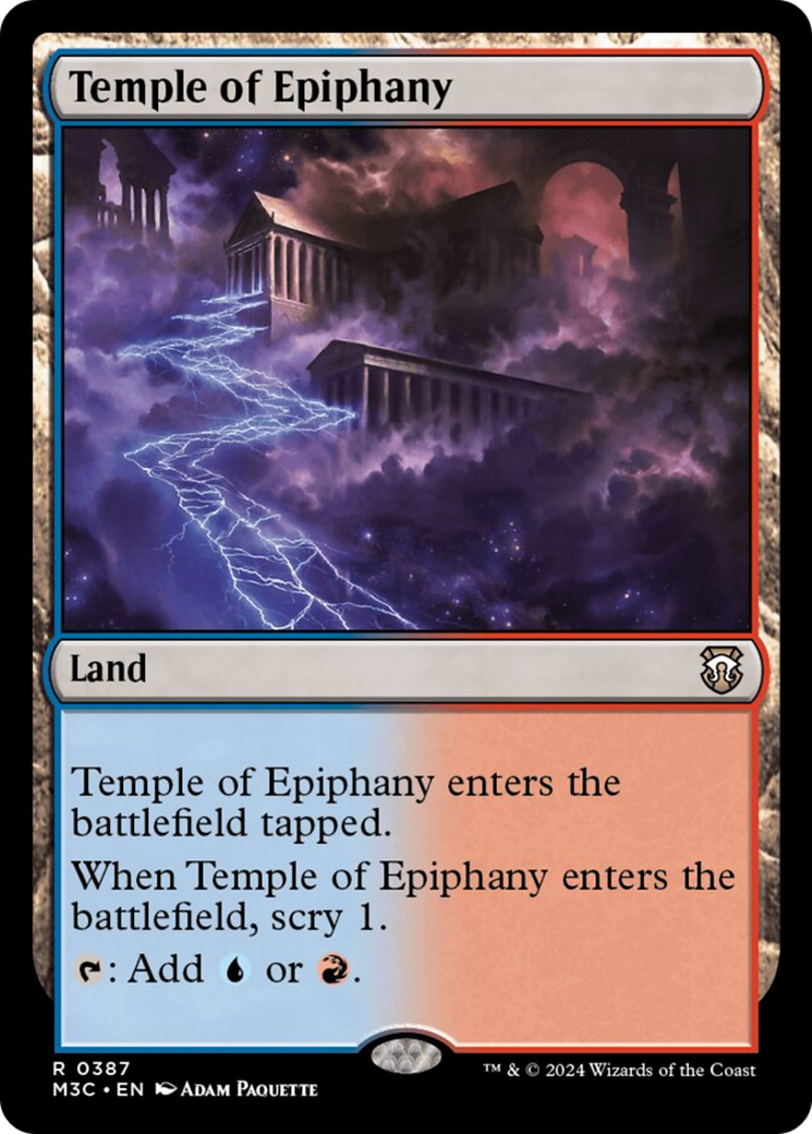 Temple of Epiphany [Modern Horizons 3 Commander] | I Want That Stuff Brandon