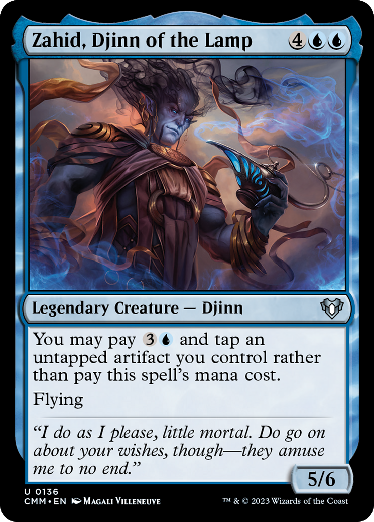 Zahid, Djinn of the Lamp [Commander Masters] | I Want That Stuff Brandon