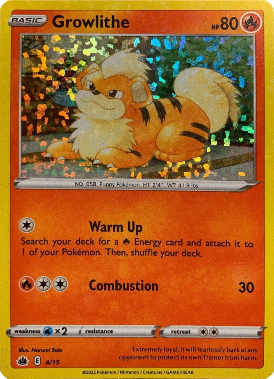 Growlithe (4/15) [McDonald's Promos: Match Battle] | I Want That Stuff Brandon