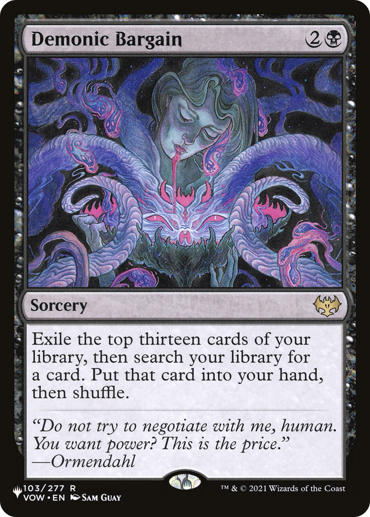 Demonic Bargain [The List] | I Want That Stuff Brandon