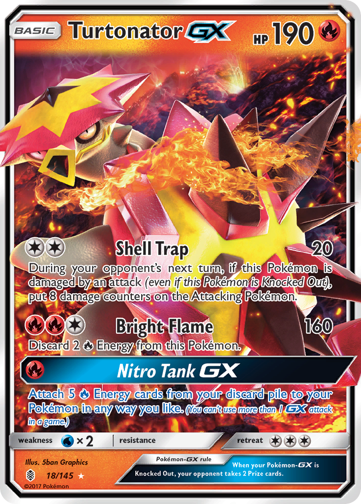 Turtonator GX (18/145) [Sun & Moon: Guardians Rising] | I Want That Stuff Brandon