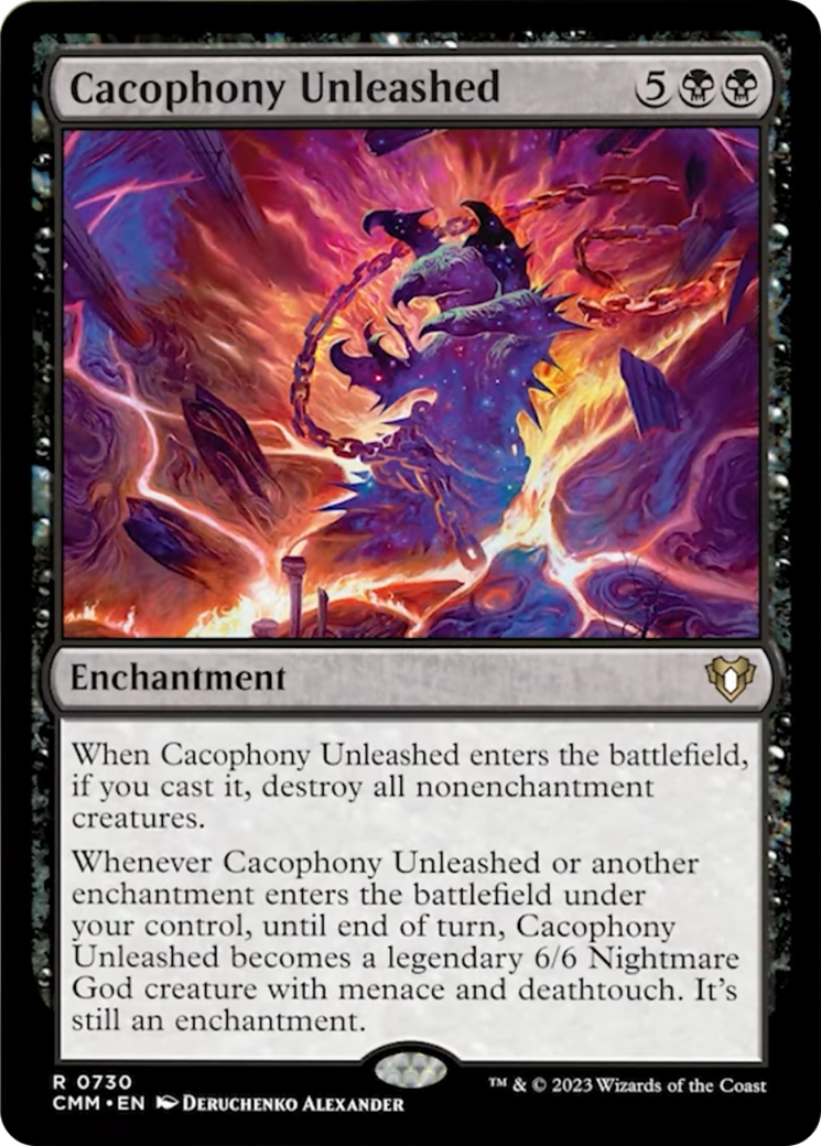 Cacophony Unleashed [Commander Masters] | I Want That Stuff Brandon