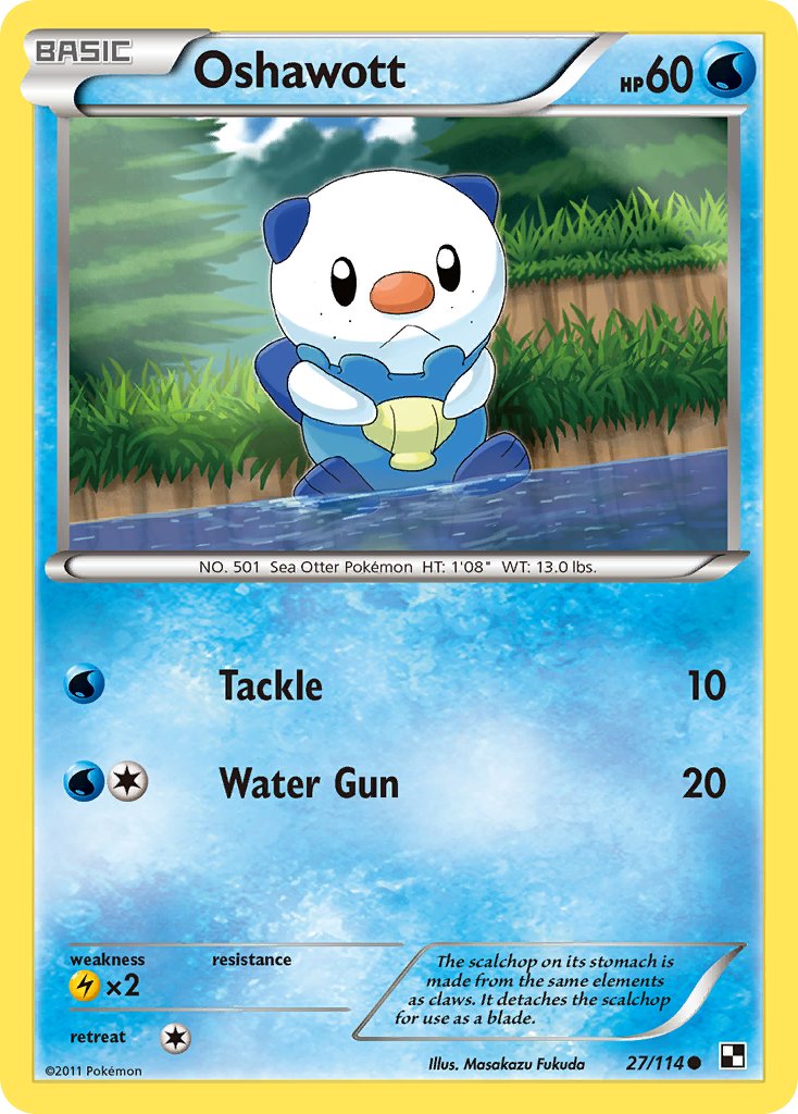 Oshawott (27/114) [Alternate Art Promos] | I Want That Stuff Brandon