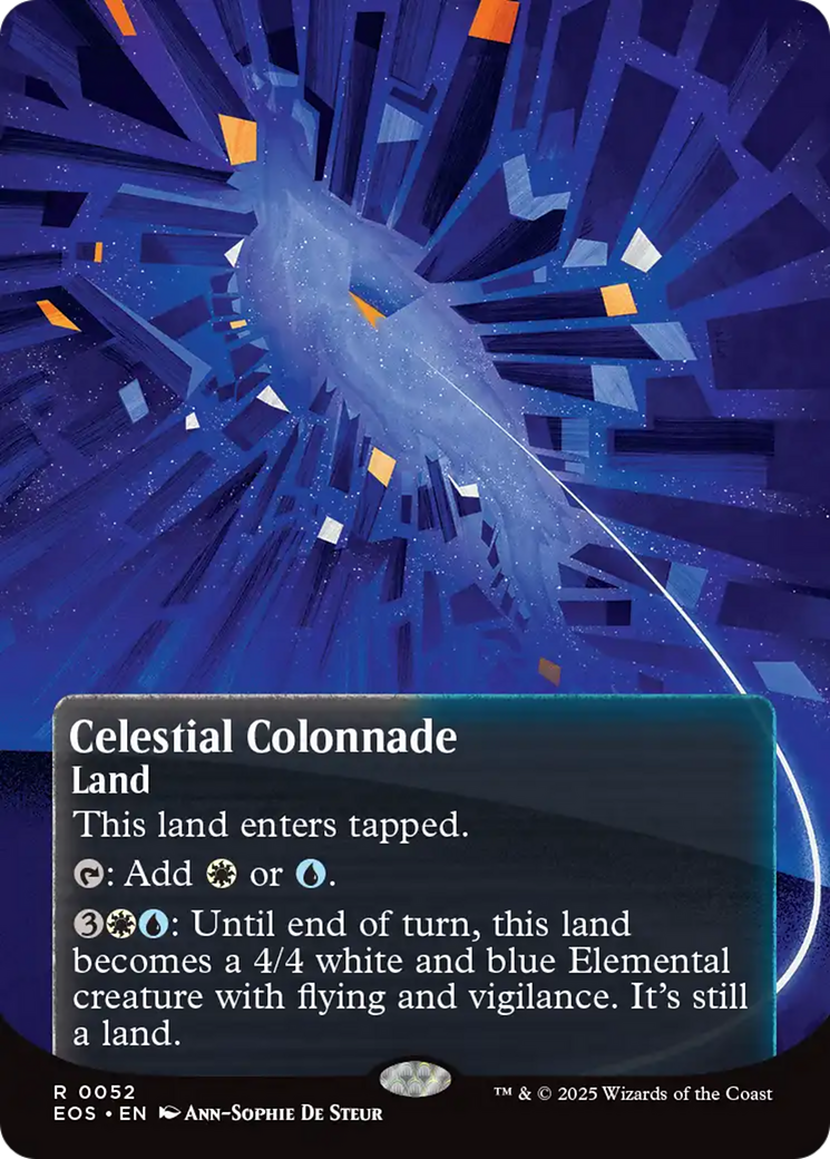 Celestial Colonnade (0052) (Borderless) [Edge of Eternities: Stellar Sights] | I Want That Stuff Brandon