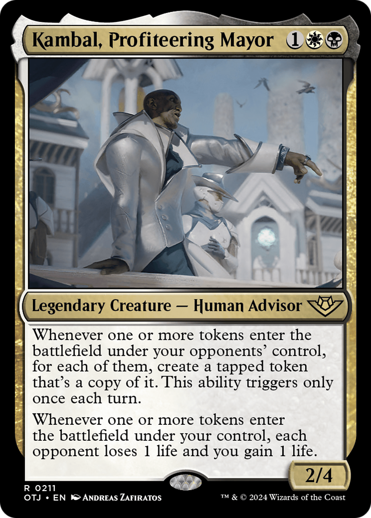 Kambal, Profiteering Mayor [Outlaws of Thunder Junction] | I Want That Stuff Brandon