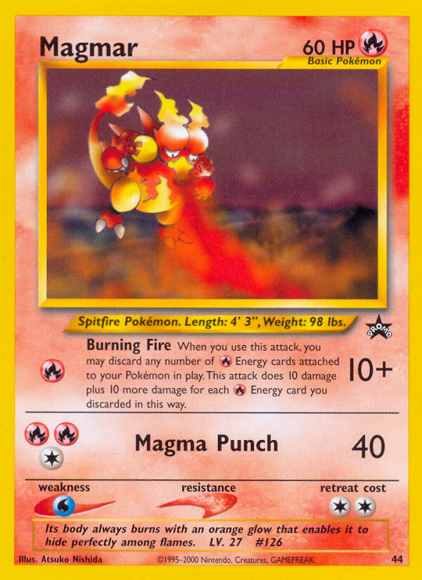 Magmar (44) [Wizards of the Coast: Black Star Promos] | I Want That Stuff Brandon