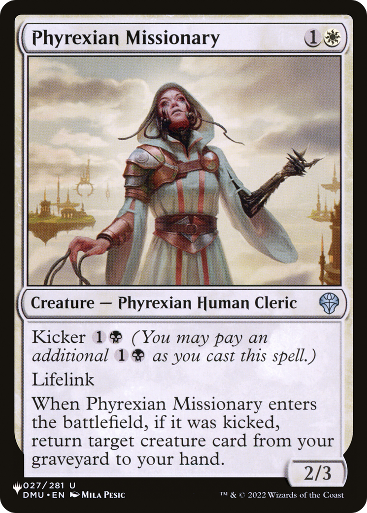 Phyrexian Missionary [The List] | I Want That Stuff Brandon