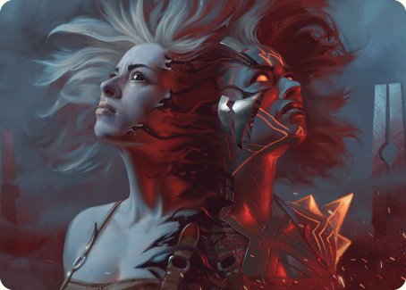 Thrill of Possibility Art Card [Phyrexia: All Will Be One Art Series] | I Want That Stuff Brandon