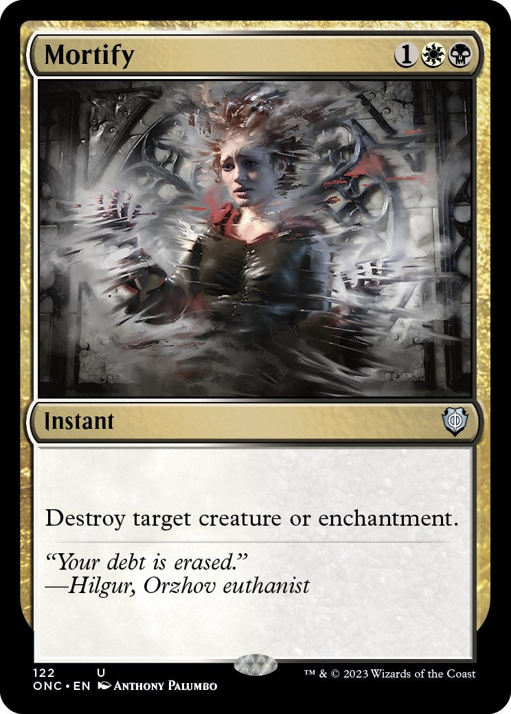 Mortify [Phyrexia: All Will Be One Commander] | I Want That Stuff Brandon