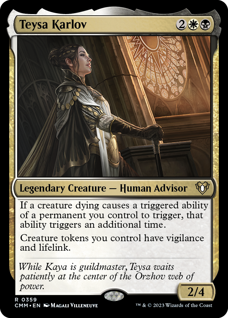 Teysa Karlov [Commander Masters] | I Want That Stuff Brandon