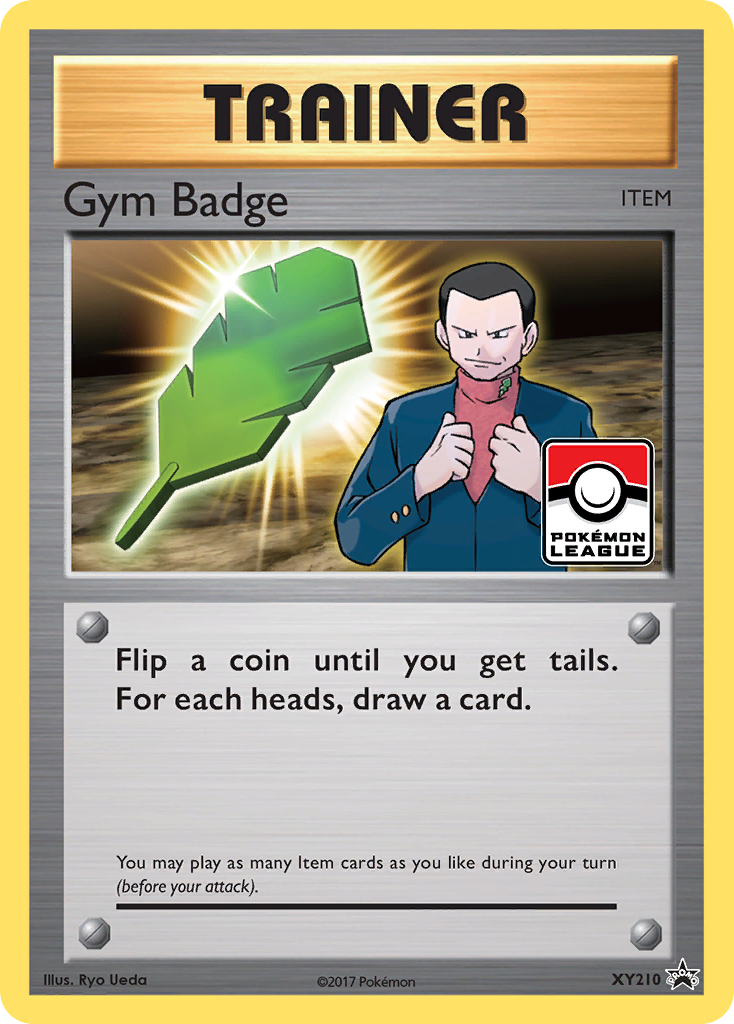 Gym Badge (XY210) (Giovanni) [XY: Black Star Promos] | I Want That Stuff Brandon