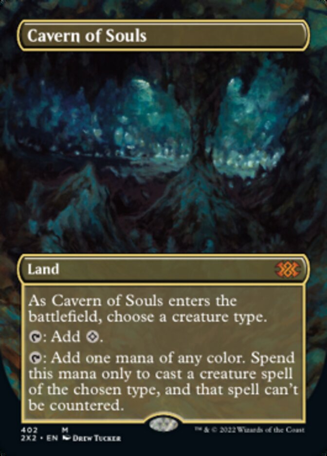 Cavern of Souls (Borderless Alternate Art) [Double Masters 2022] | I Want That Stuff Brandon