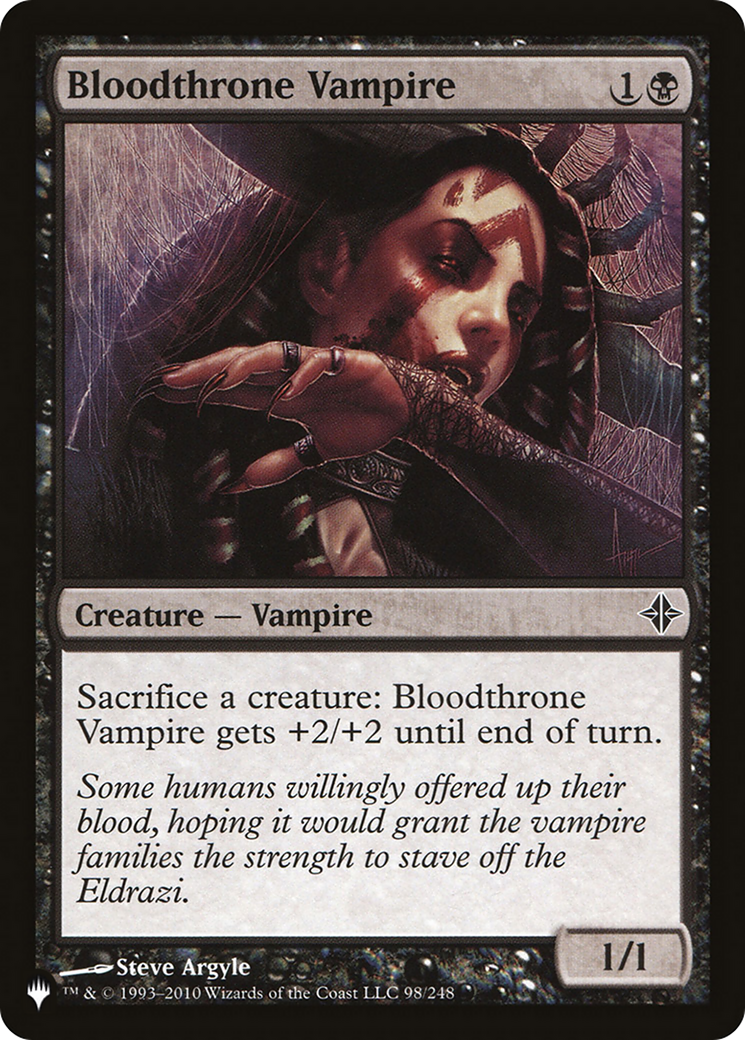 Bloodthrone Vampire [The List Reprints] | I Want That Stuff Brandon