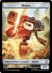 Radiation // Robot Double-Sided Token [Fallout Tokens] | I Want That Stuff Brandon