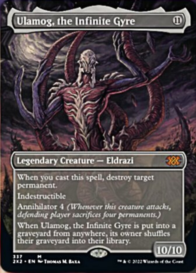 Ulamog, the Infinite Gyre (Borderless Alternate Art) [Double Masters 2022] | I Want That Stuff Brandon