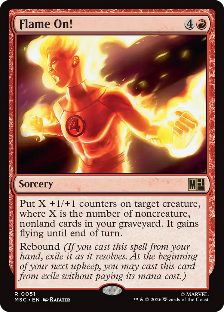 Flame On! (Surge Foil) [Marvel Super Heroes Commander] | I Want That Stuff Brandon