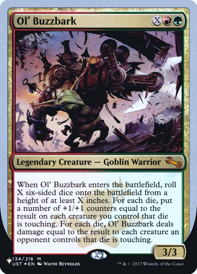 Ol' Buzzbark (Unfinity Foil Edition) [The List] | I Want That Stuff Brandon