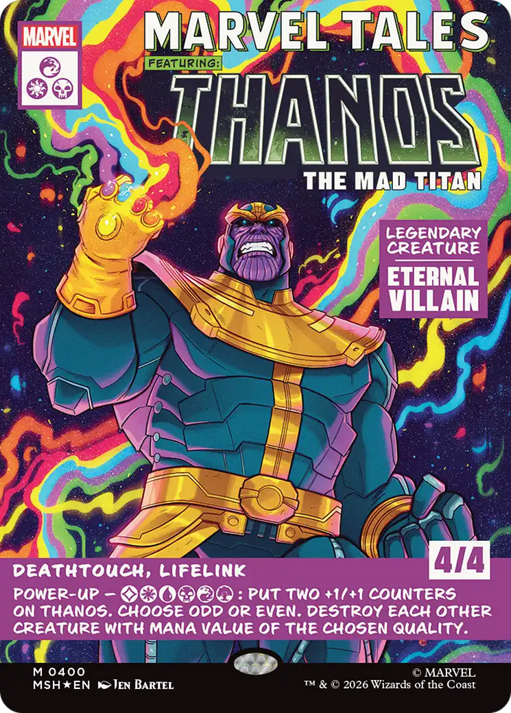 Thanos, The Mad Titan (Borderless) (0400) [Marvel Super Heroes] | I Want That Stuff Brandon