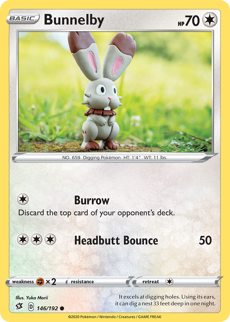 Bunnelby (146/192) [Sword & Shield: Rebel Clash] | I Want That Stuff Brandon