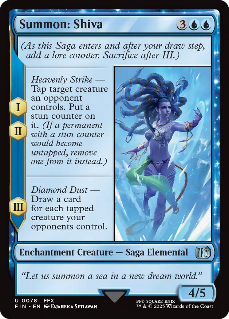 Summon: Shiva [FINAL FANTASY] | I Want That Stuff Brandon