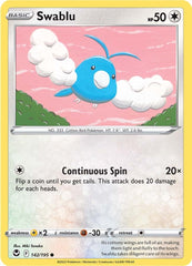 Swablu (142/195) [Sword & Shield: Silver Tempest] | I Want That Stuff Brandon