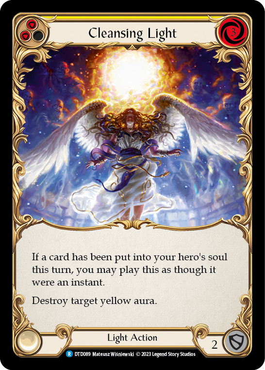 Cleansing Light (Yellow) [DTD089] (Dusk Till Dawn)  Rainbow Foil | I Want That Stuff Brandon