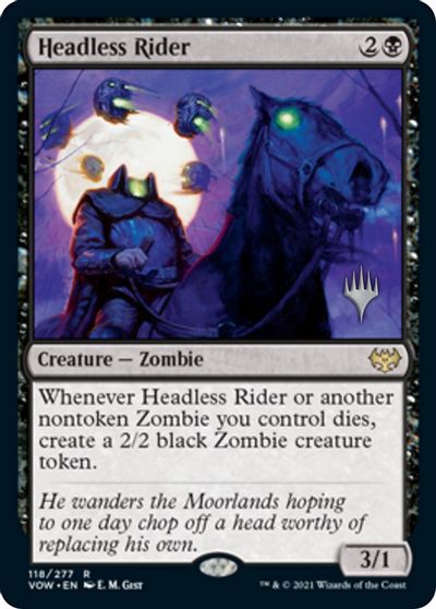 Headless Rider (Promo Pack) [Innistrad: Crimson Vow Promos] | I Want That Stuff Brandon