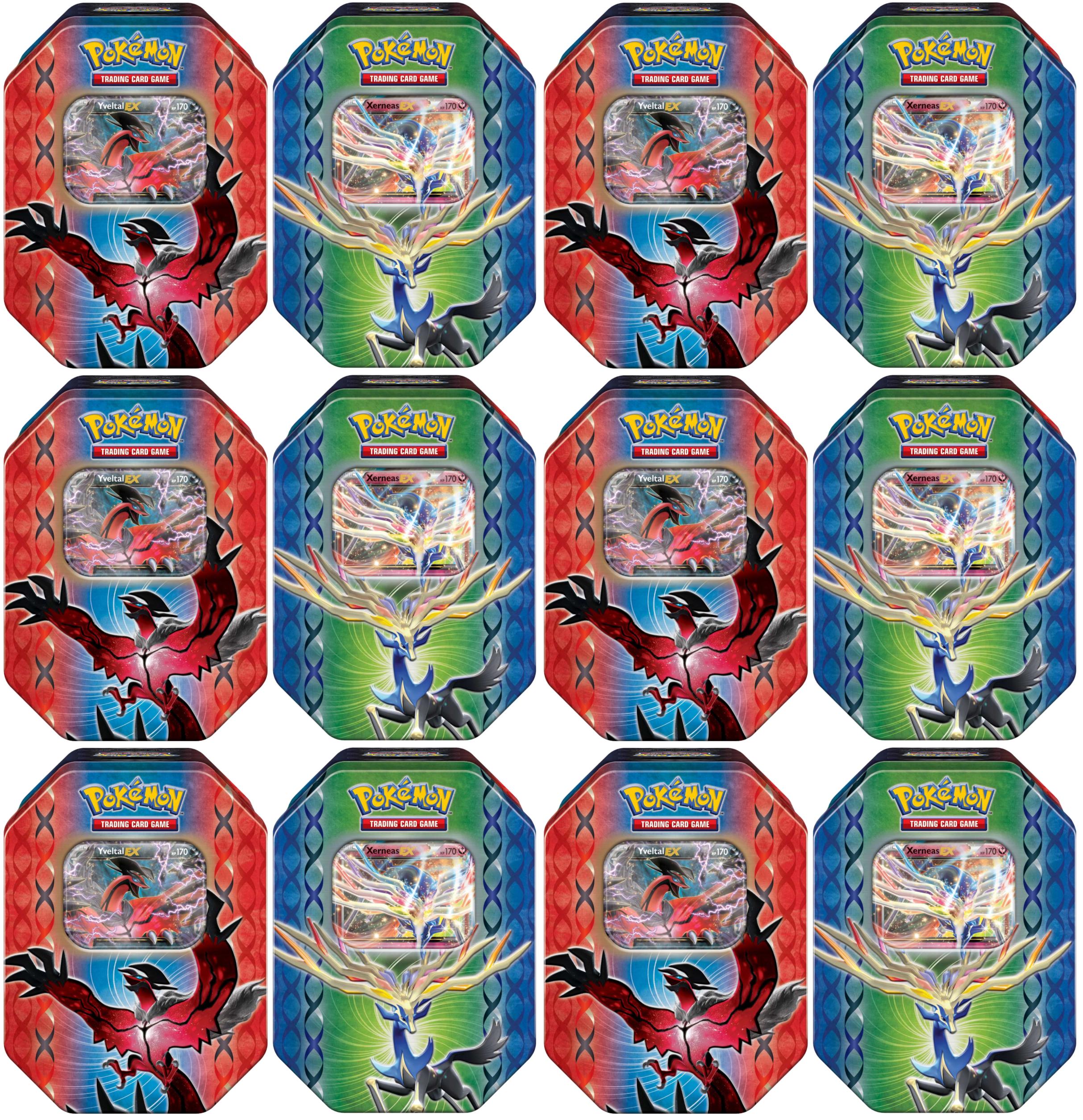 Legends of Kalos Collector's Tins Display | I Want That Stuff Brandon