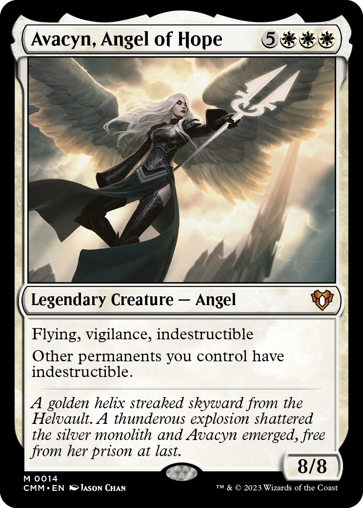 Avacyn, Angel of Hope [Commander Masters] | I Want That Stuff Brandon