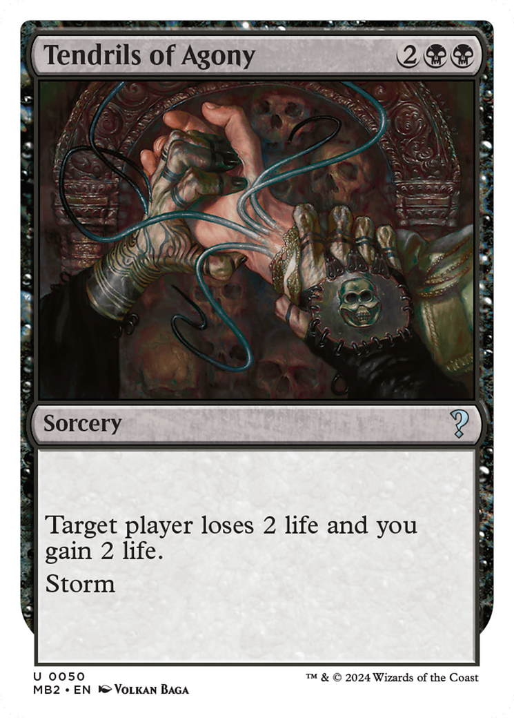 Tendrils of Agony (White Border) [Mystery Booster 2] | I Want That Stuff Brandon